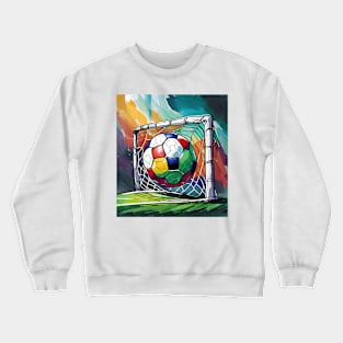 Football Artwork Crewneck Sweatshirt